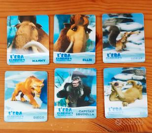LOTTO CARDS/FIGURINE ERA GLACIALE QUATTRO