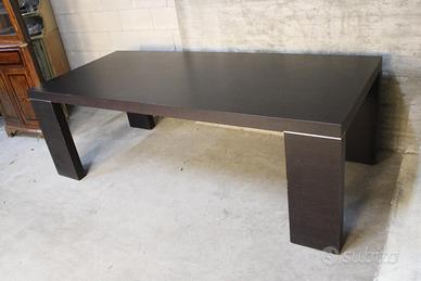 Tavolo moderno legno nero grande design