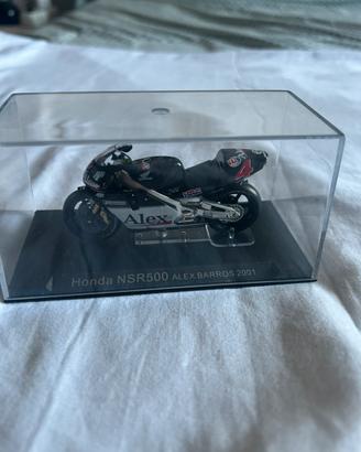 Modellino Moto GP Honda NSR500 Alex Barros 2001