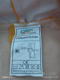 tuta antiacqua 2 pezzi per persone alte