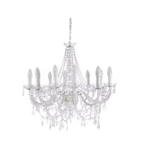 Lampadario chic pampilles con gocce, lampade led