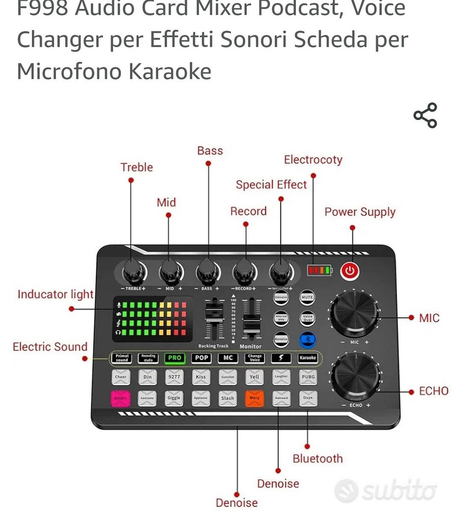 scheda audio esterna live sound card - Audio/Video In vendita a Monza e  della Brianza