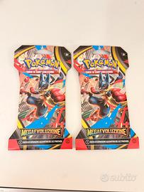 2 Blister Pokémon Megaevoluzione Sigillati ITA
