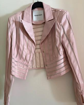 Giubbino in pelle rosa Silvian Heach