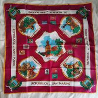 Foulard quadrato Repubblica di San Marino, Vintage