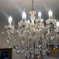 Lampadario in cristallo