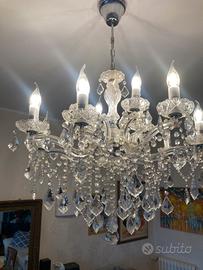 Lampadario in cristallo