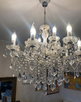 Lampadario in cristallo