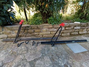 coppia portabici da tetto