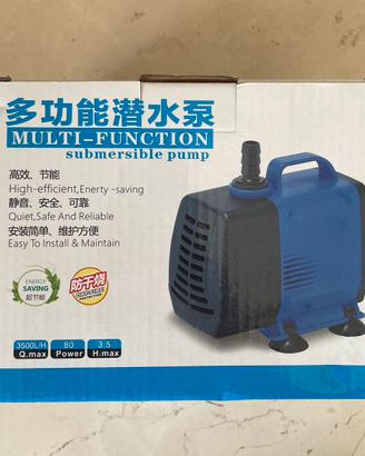 Pompa acqua per acquari e piscine 80W, 220V, 3.5M