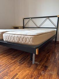 Letto Matrimoniale Completo Vintage:Rete+Materasso