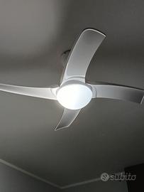 Lampadario ventilatore con telecomando