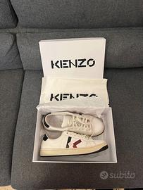 Sneaker Low-Top KENZO in Pelle Bianca