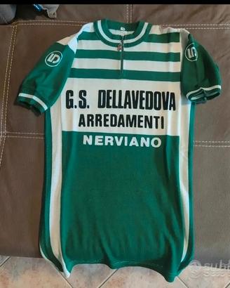 Maglia ciclismo vintage Eroica Giallo - Bici d'epoca - Abbigliamento