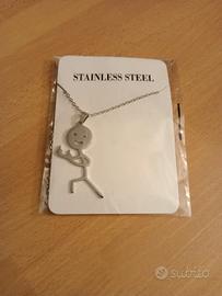 Collana simpatica in acciaio