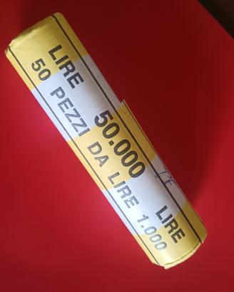 Rotolino da 1000 lire 1997 errore di conio. 