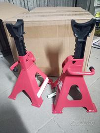 4 cavalletti auto regolabili 3 tonnellate 