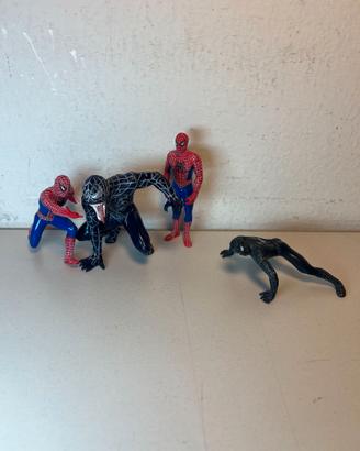 Lotto di figures ToyBiz spider-man Venom Film 2002