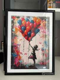 Diamond painting con cornice 30x40