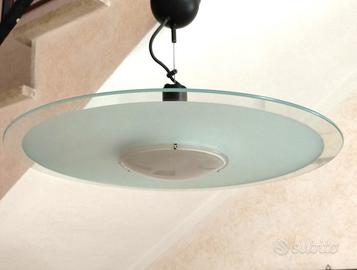 lampadario sospensione diametro 62cm forma a disco