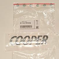scritta Cooper serie F