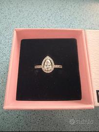 Anello Pandora a goccia come nuovo con certificato