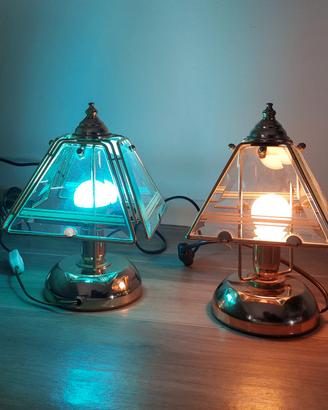 Coppia lampade da tavolo vintage Art Deco'