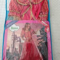 VESTITO DI CARNEVALE DA BAMBINA REGINA ROSSA