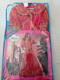 VESTITO DI CARNEVALE DA BAMBINA REGINA ROSSA