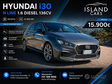 Hyundai i30 N-LINE 1.6 CRDi 136CV 5 porte