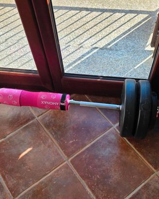 Set Bilanciere con Pesi – 60kg, Barra Dritta 164cm