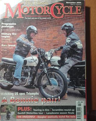 rivista THE CLASSIC MOTORCYCLE numero 11 anno 2005