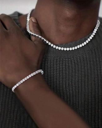 Collana e Bracciale Tennis