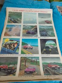 poster scuola guida anni settanta 