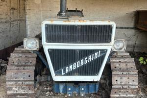 Trattore Lamborghini a cingoli con gancio traino