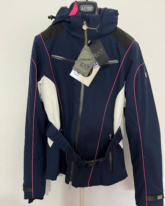 Giacca SCI ARMANI donna rosa blu EA7 - NUOVA