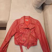 chiodo in pelle da donna taglia 44