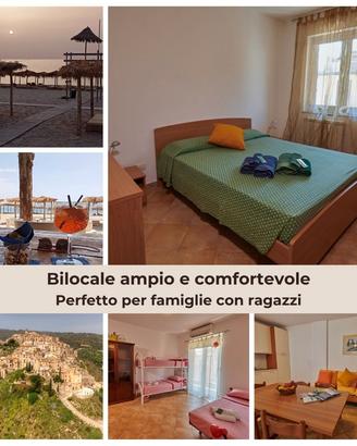 Bilocale ampio e confortevole, aria condizionata