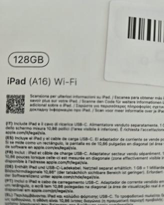 ipad A16 11pollici
