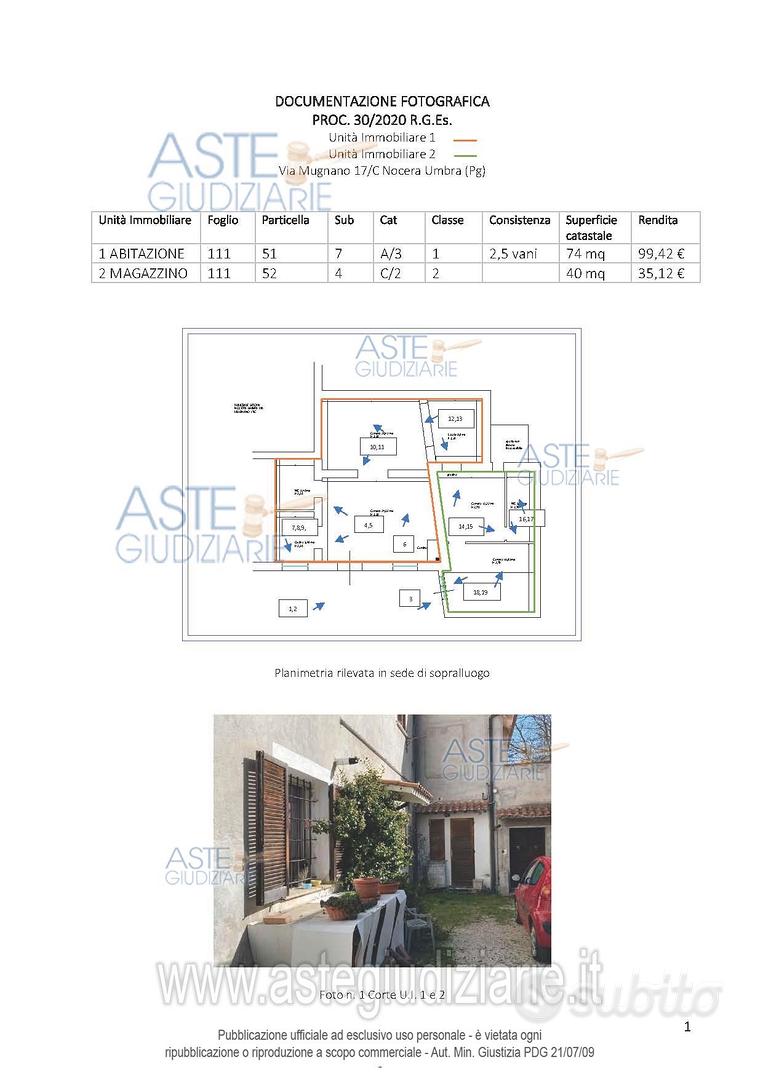 Apartment in Nocera Umbra, Case Basse - Vista 2