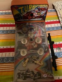 Flipper vintage da tavolo a batterie “Turbo F1” 80