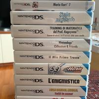 Lotto di 10 videogiochi per NINTENDO