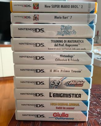 Lotto di 10 videogiochi per NINTENDO