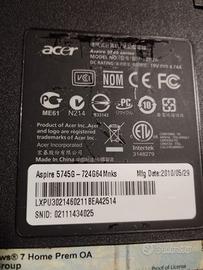 Notebook ACER Aspire 5745G **** GUASTO ****