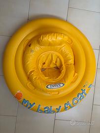 Swim Ring Panties Yellow, Vinyl, Yellow, 70 cm