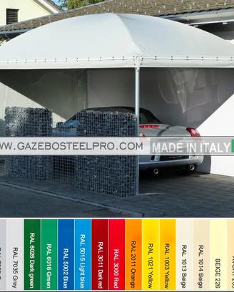 GAZEBO MODELLO GEMMA BASIC METRI 3X3