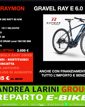 Ebike Gravel Raymon Gravel Ray E 6.0