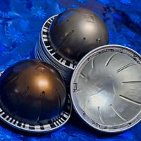 250 Conchiglie in alluminio rifilate per bigiotter