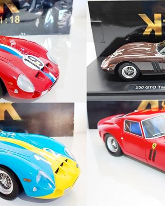 Ferrari 250 GTO (4 vers.) kk-scale 1/18 Tanomodels
