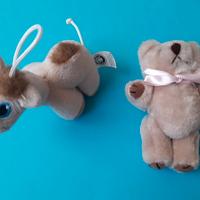 Coppia di MINI peluche dromedario e orsetto